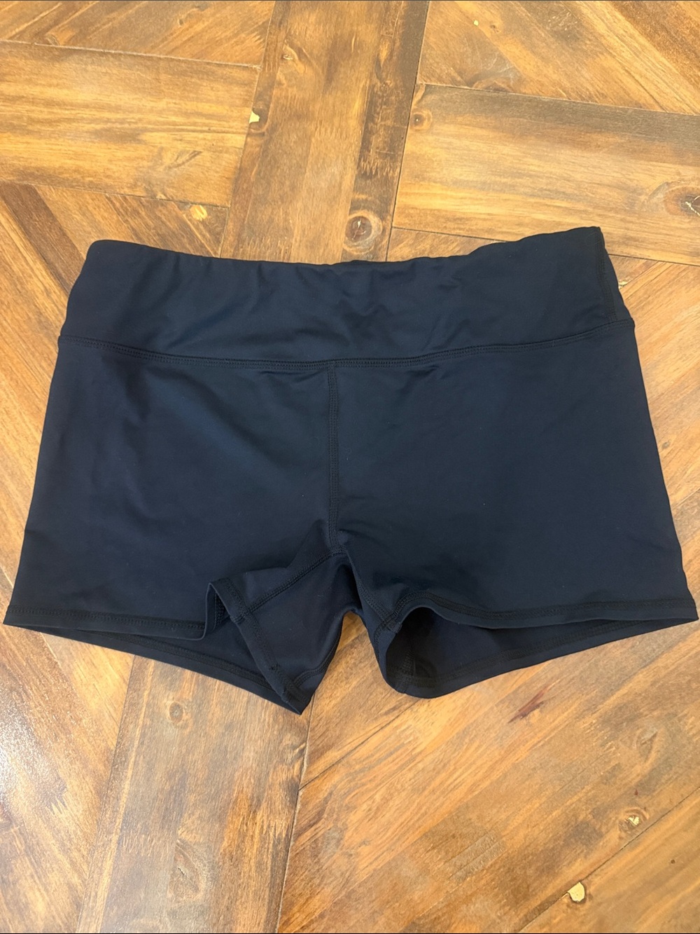 TOUGH MODE Black 3" Spandex Booty Shorts - Size Large
